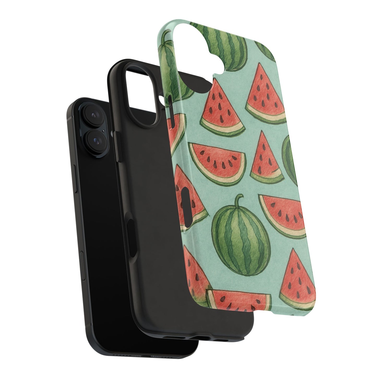 Fun Watermelon Phone Cases, Summer Phone Cover, Cute Fruit Case, Unique Cell Phone Accessory, Gift for Her, Phone Protection
