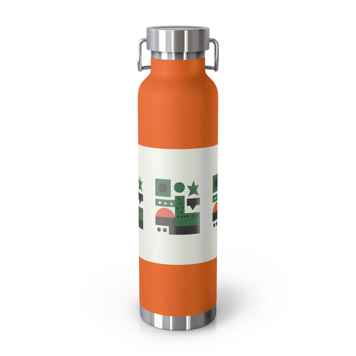 Modern 22oz Copper Insulated Water Bottle - Stylish Eco-Friendly Design for Daily Hydration