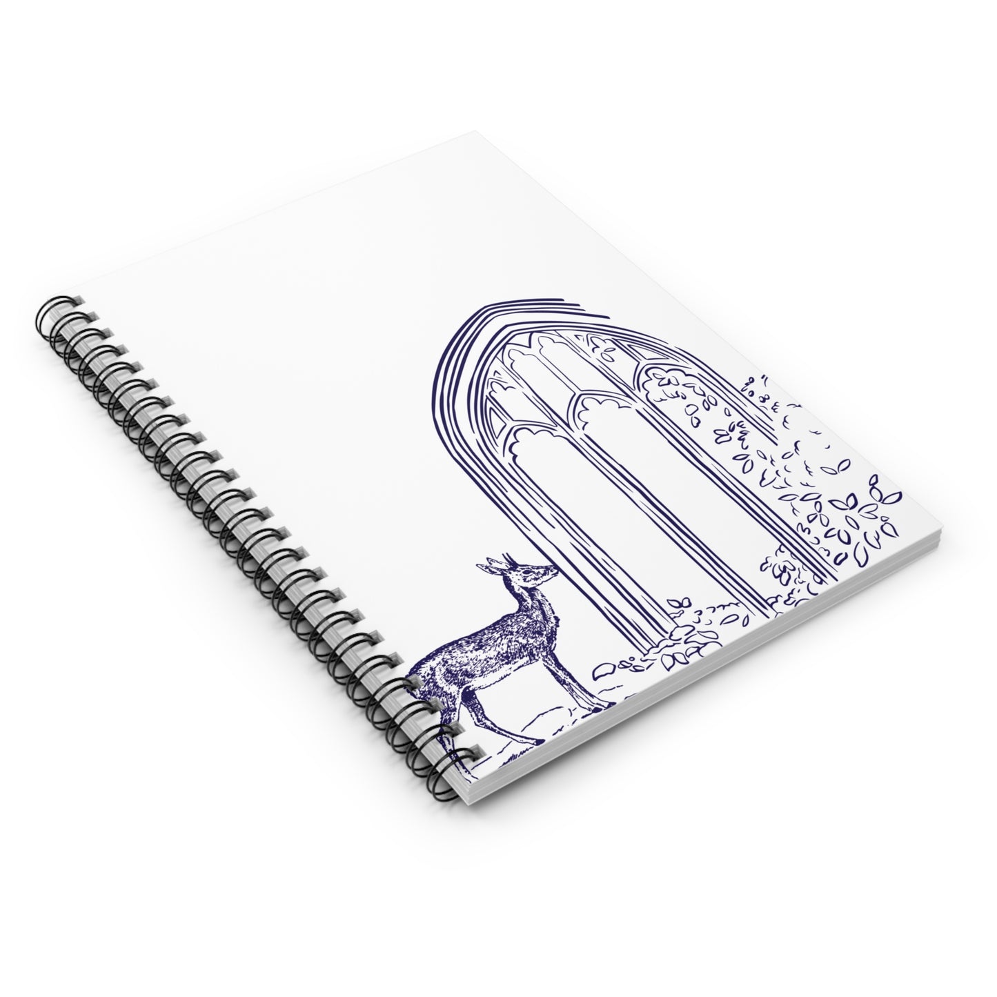 Nature-Inspired Spiral Notebook for Creative Journaling, Deer Design, Perfect Gift for Writers, Students, and Nature Lovers