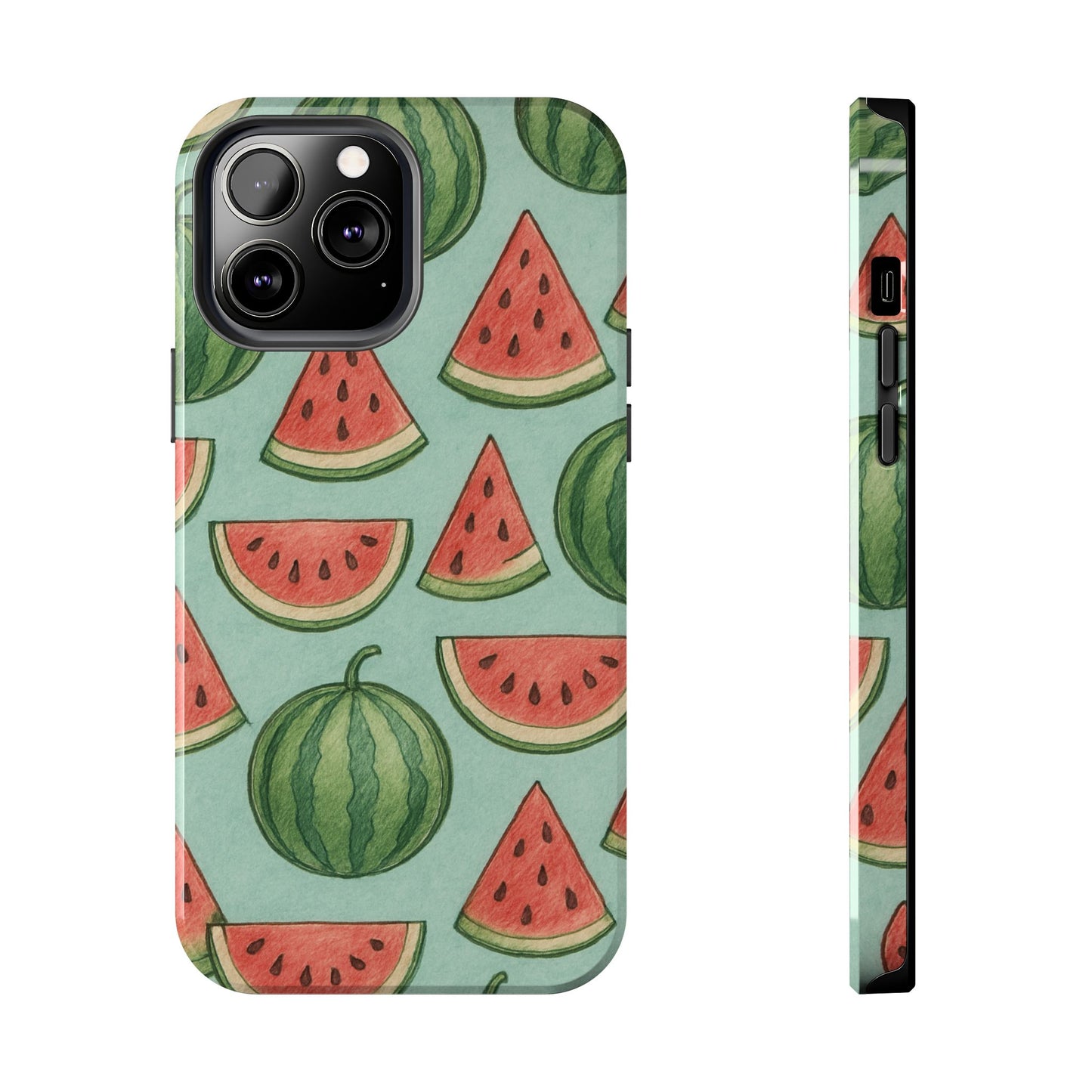 Fun Watermelon Phone Cases, Summer Phone Cover, Cute Fruit Case, Unique Cell Phone Accessory, Gift for Her, Phone Protection