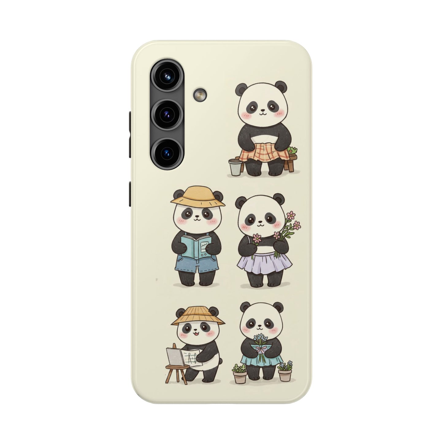 Cute Panda Tough Phone Cases | Stylish Phone Cover, Gifts for Animal Lovers, Kids Accessories, Cute Phone Protector, Fun Design