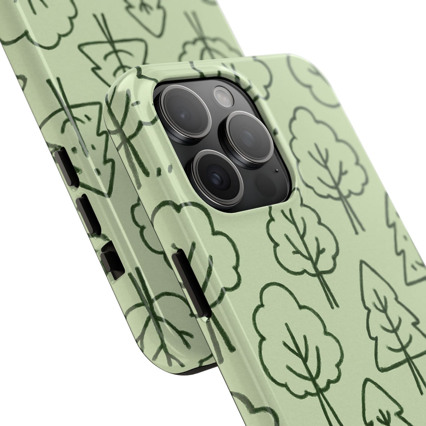 Nature-Inspired Tough Phone Cases | Forest Pattern, Eco-Friendly Design, Gift for Nature Lovers, Outdoor Enthusiasts, Phone Protection