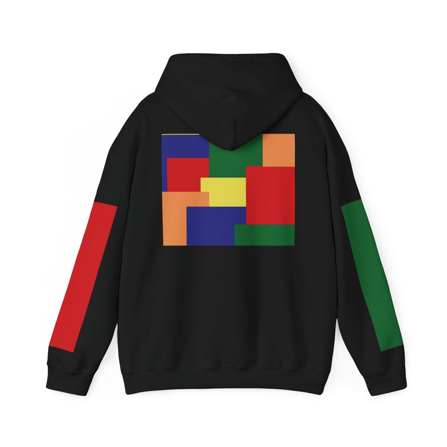 Colorful Abstract Hoodie, Unisex Heavy Blend Sweatshirt, Cozy Layering Piece, Gift for Art Lovers, Unique Fashion Statement