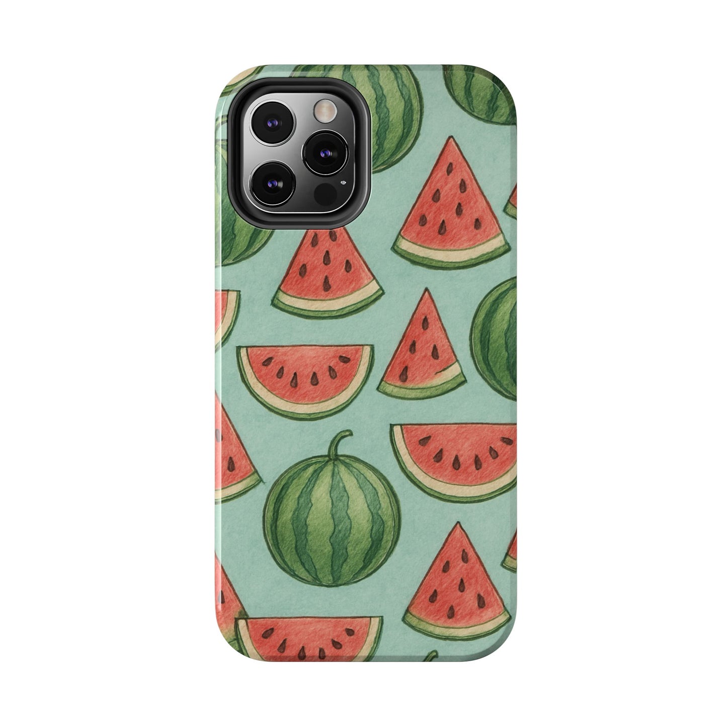 Fun Watermelon Phone Cases, Summer Phone Cover, Cute Fruit Case, Unique Cell Phone Accessory, Gift for Her, Phone Protection
