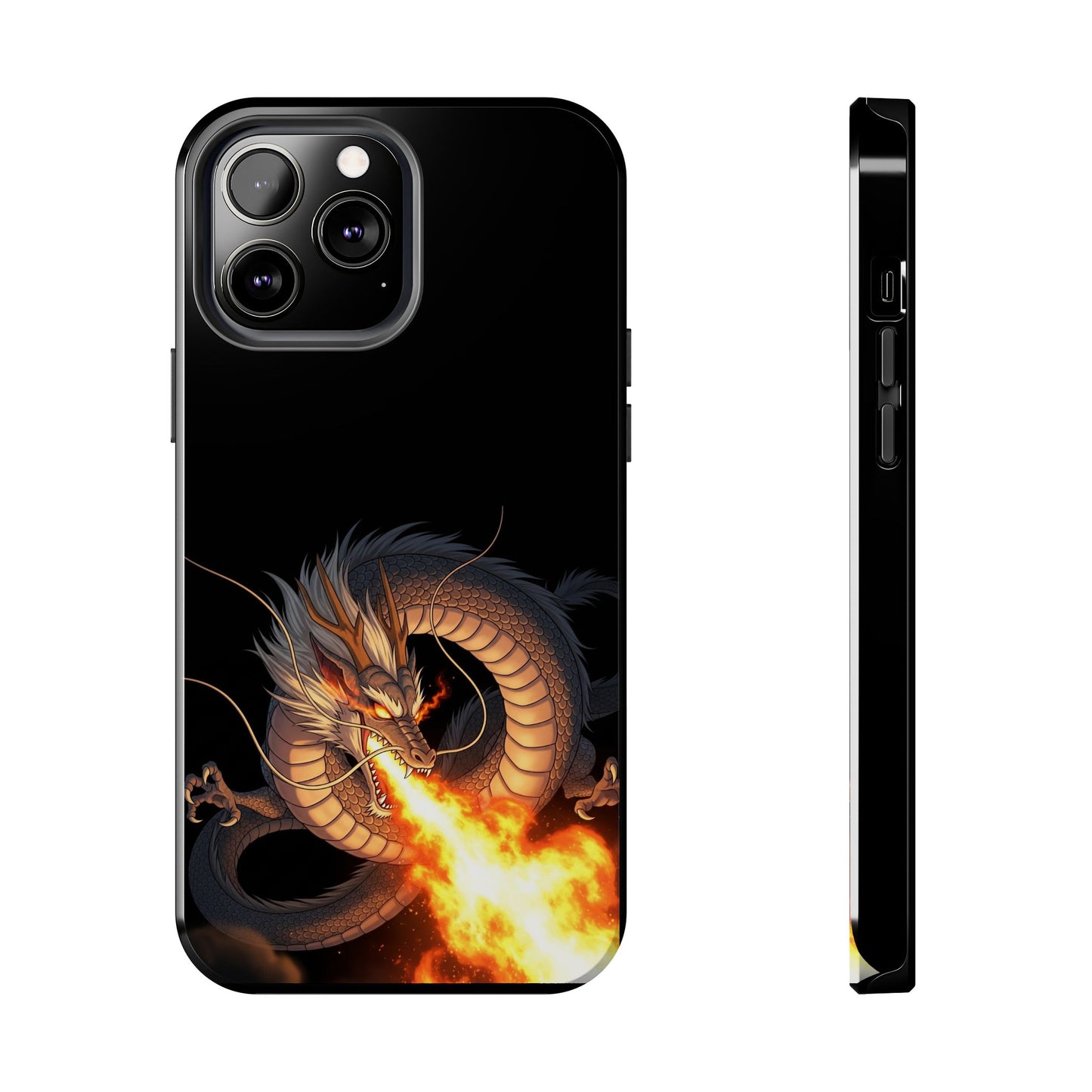 Dragon Fire Phone Case | Tough & Stylish, Perfect for Gamers, Gift for Tech Lovers, Protective Accessory, Adjustable Fit