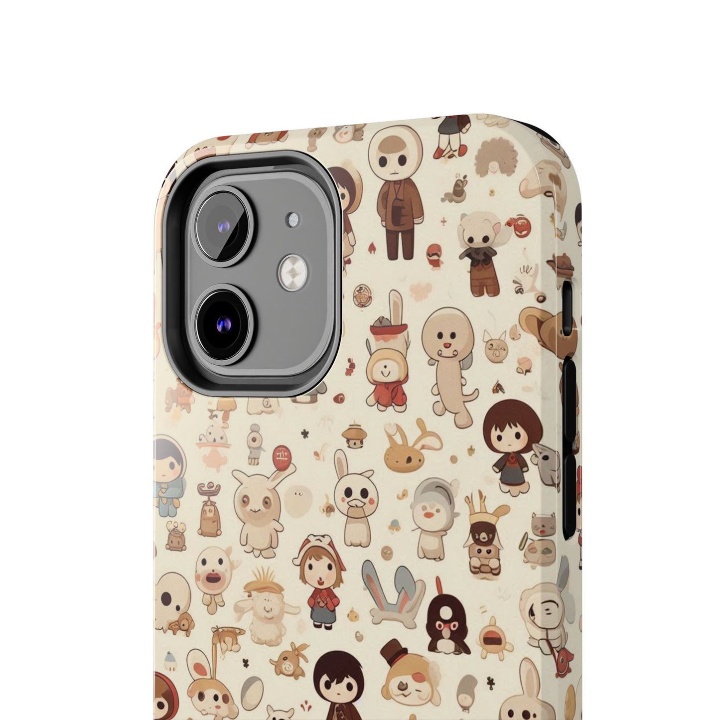 Cute Character Phone Case, Durable Phone Cover, Kawaii Phone Cases, Unique Phone Accessories, Gift for Kids and Teens