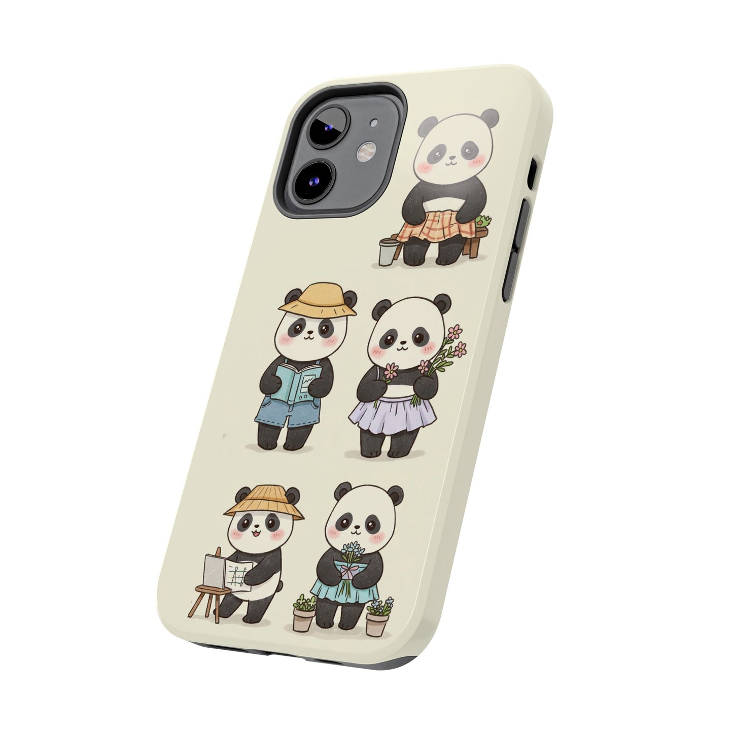Cute Panda Tough Phone Cases | Stylish Phone Cover, Gifts for Animal Lovers, Kids Accessories, Cute Phone Protector, Fun Design