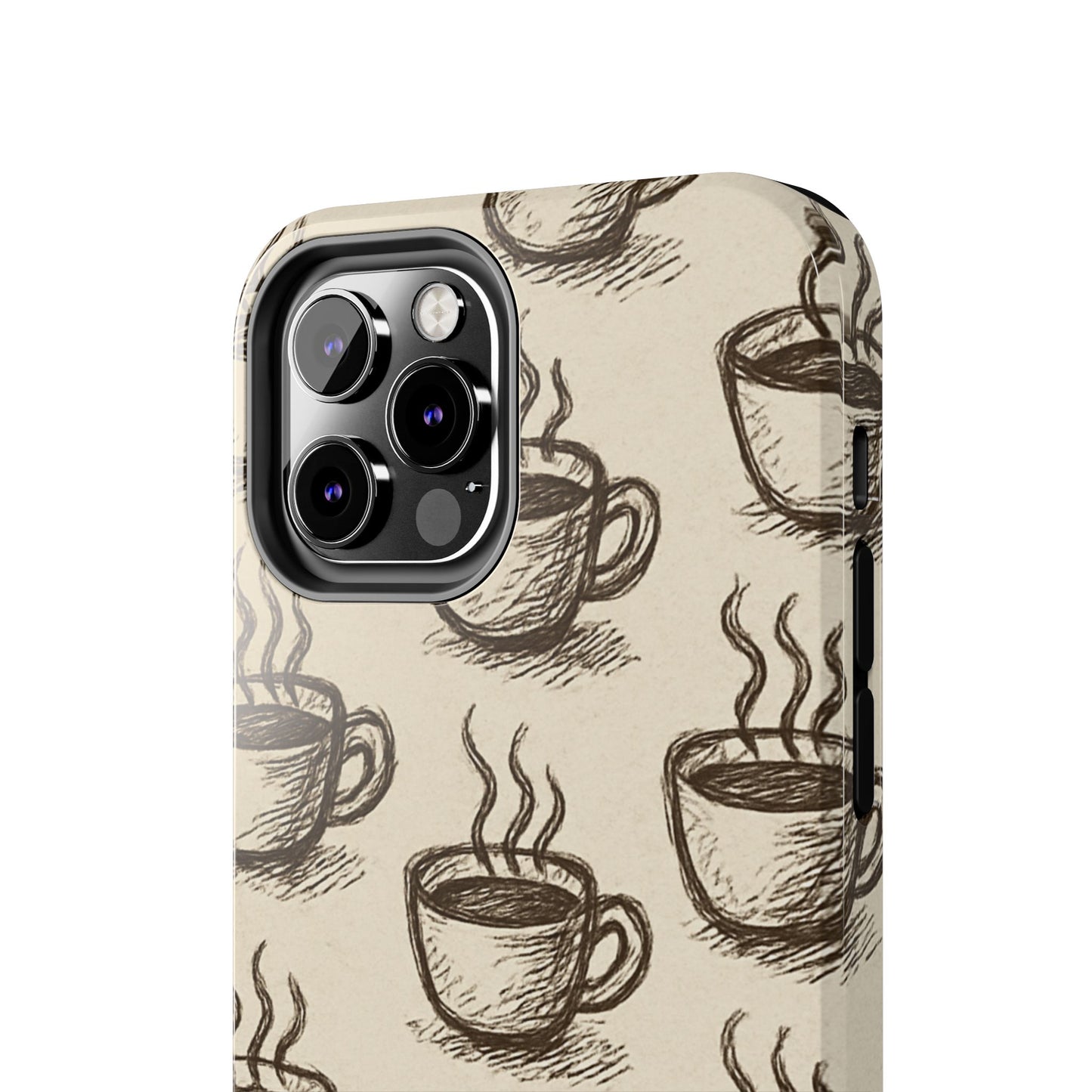 Elegant Coffee Cup Phone Cases - Stylish Tough Cases for Coffee Lovers, Gift for Tea Enthusiasts, Unique Phone Accessory