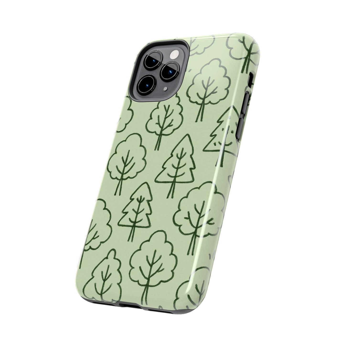 Nature-Inspired Tough Phone Cases | Forest Pattern, Eco-Friendly Design, Gift for Nature Lovers, Outdoor Enthusiasts, Phone Protection