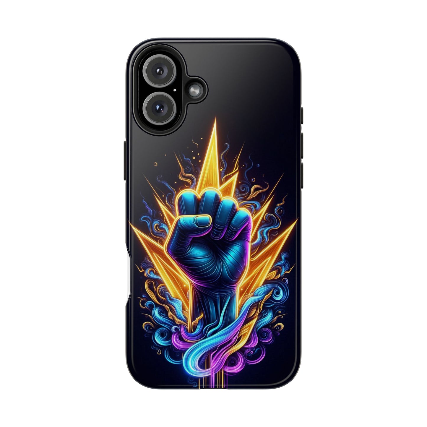 Vibrant Tough Phone Case, Unique Phone Protector, Gift for Him, Colorful Smartphone Cover, Inspirational Design