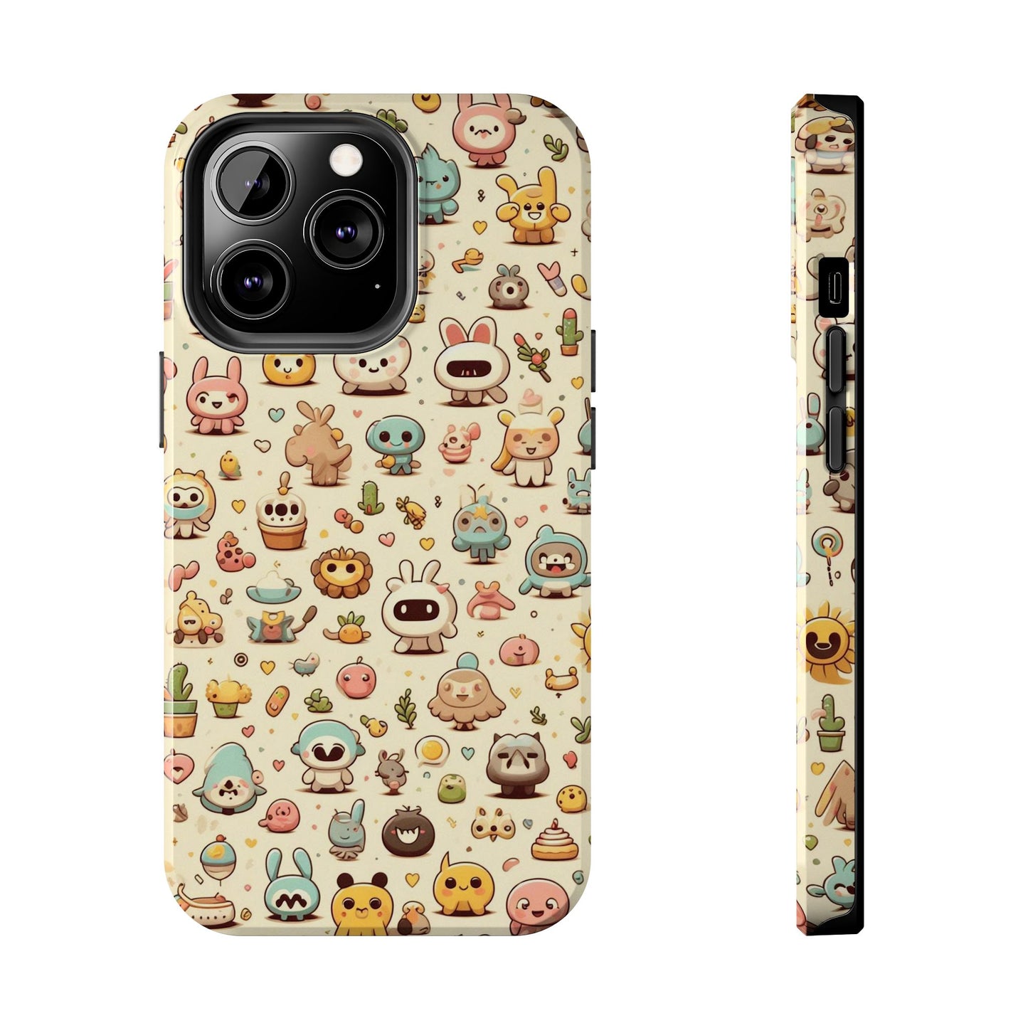 Cute Cartoon Phone Cases - Kawaii Design for Kids, Fun Gift for Birthdays, Durable Protection, Unique Colors, Everyday Use