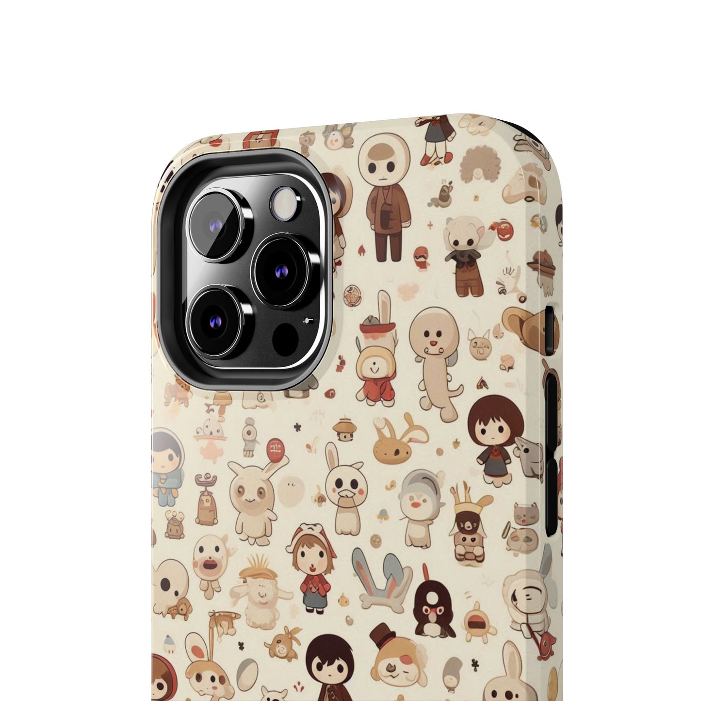 Cute Character Phone Case, Durable Phone Cover, Kawaii Phone Cases, Unique Phone Accessories, Gift for Kids and Teens