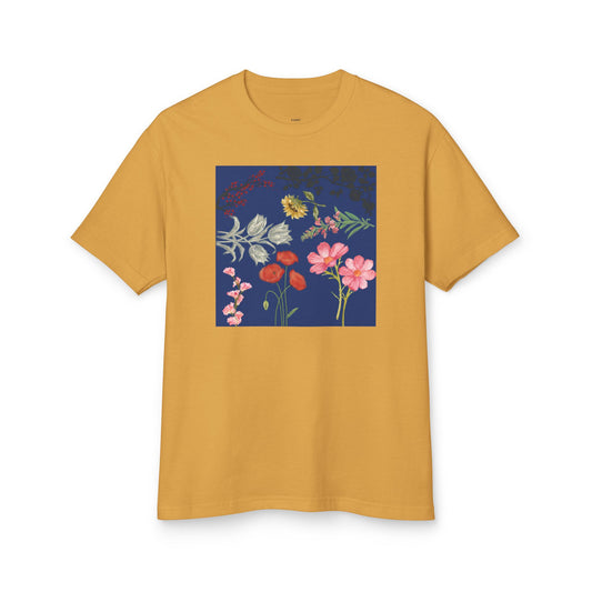 Botanical Print Cotton Tee - Perfect for Spring & Nature Lovers