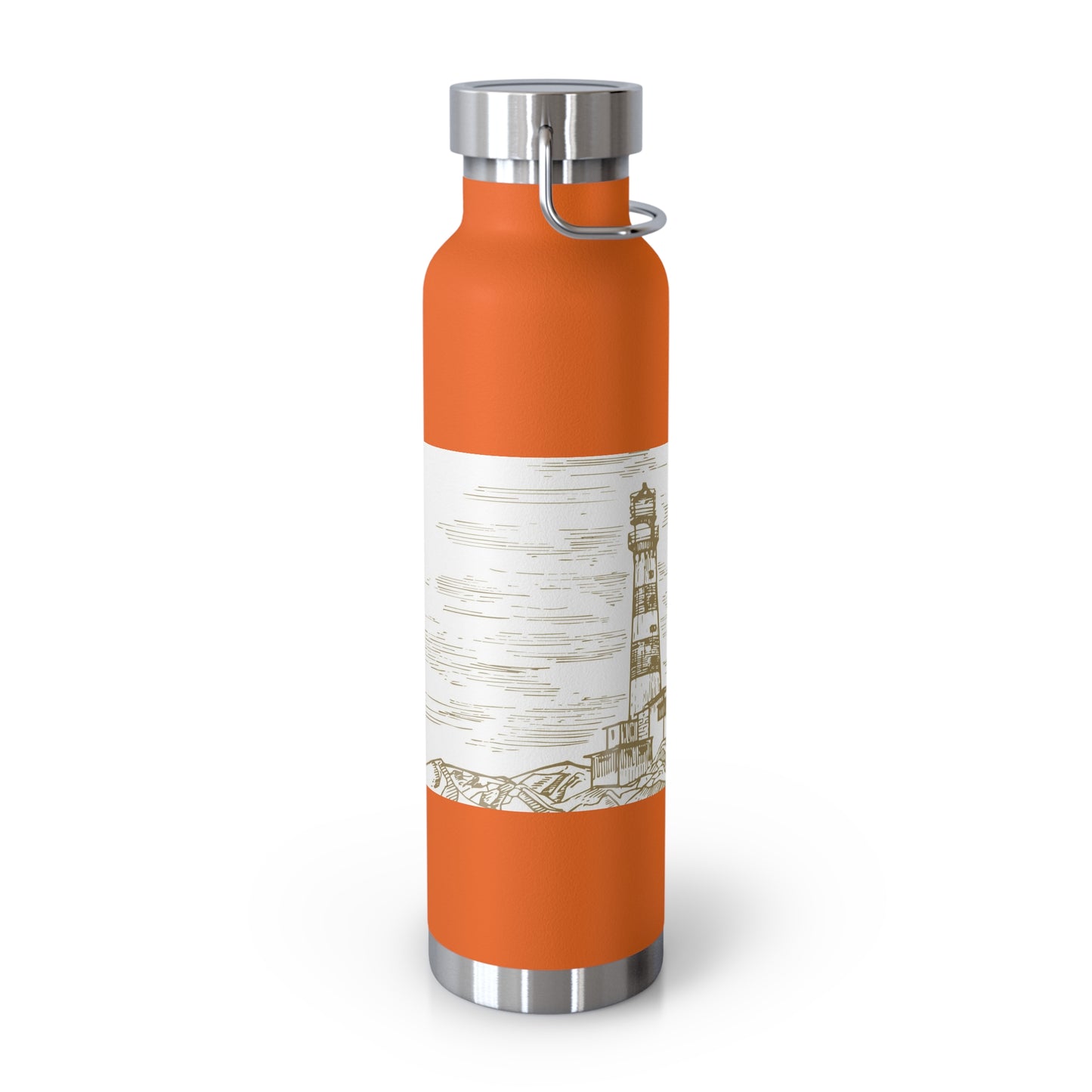 Lighthouse Insulated Water Bottle - 22oz Copper Vacuum Flask