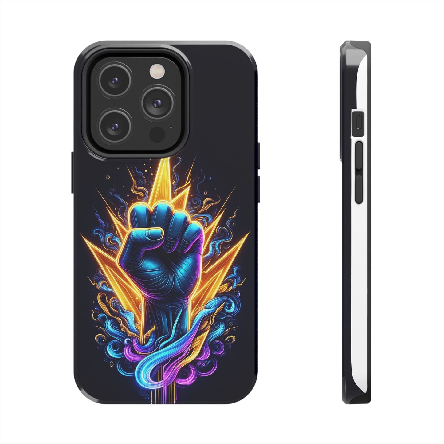 Vibrant Tough Phone Case, Unique Phone Protector, Gift for Him, Colorful Smartphone Cover, Inspirational Design