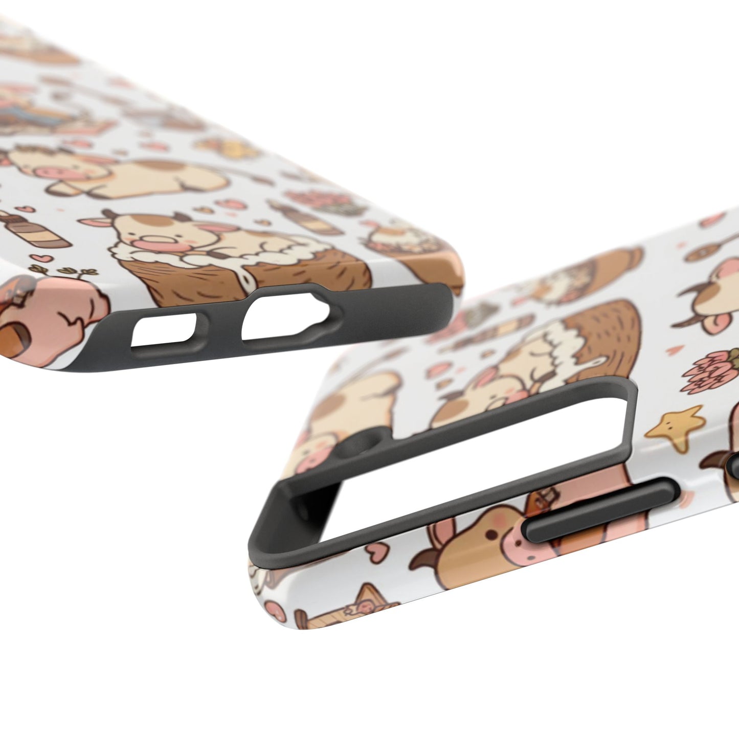 Cute Cow Phone Case, Tough Cow Themed Case, Animal Lover Gift, Durable Phone Protector, Fun Cow Print Design, Ideal for Birthdays