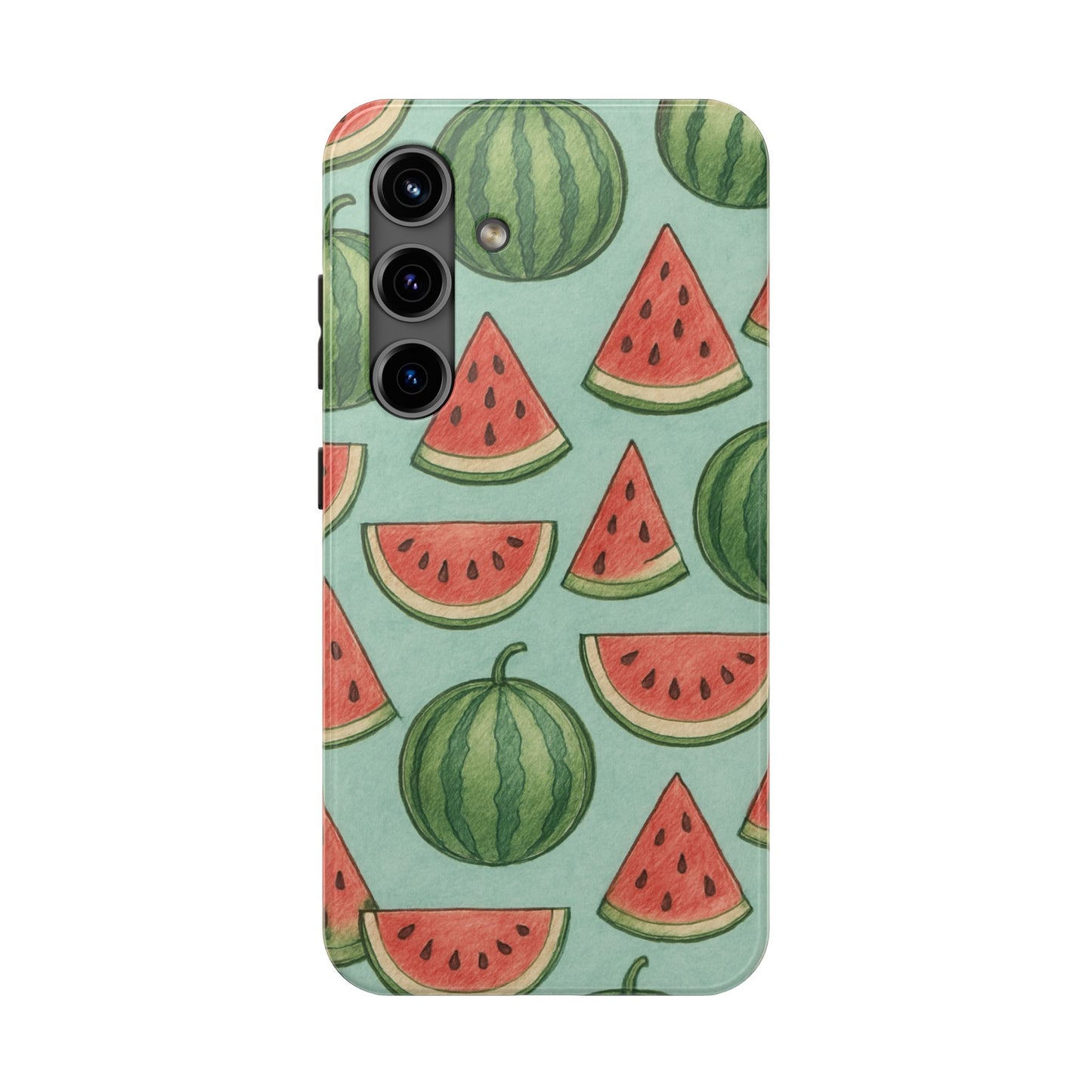 Fun Watermelon Phone Cases, Summer Phone Cover, Cute Fruit Case, Unique Cell Phone Accessory, Gift for Her, Phone Protection