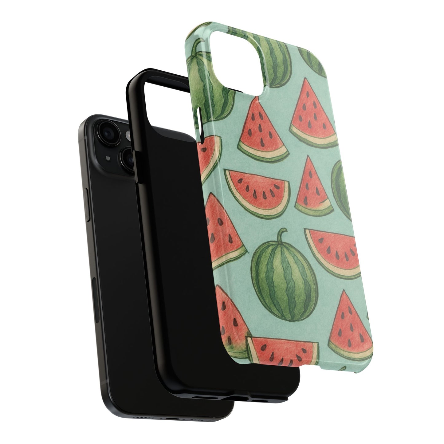 Fun Watermelon Phone Cases, Summer Phone Cover, Cute Fruit Case, Unique Cell Phone Accessory, Gift for Her, Phone Protection