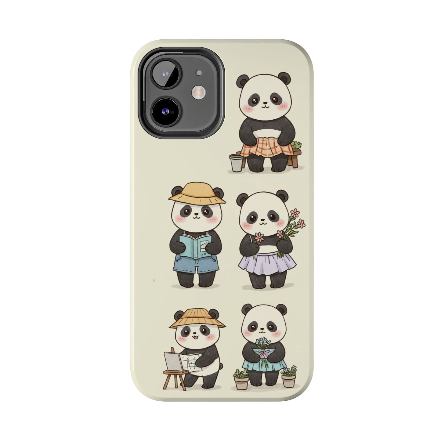Cute Panda Tough Phone Cases | Stylish Phone Cover, Gifts for Animal Lovers, Kids Accessories, Cute Phone Protector, Fun Design