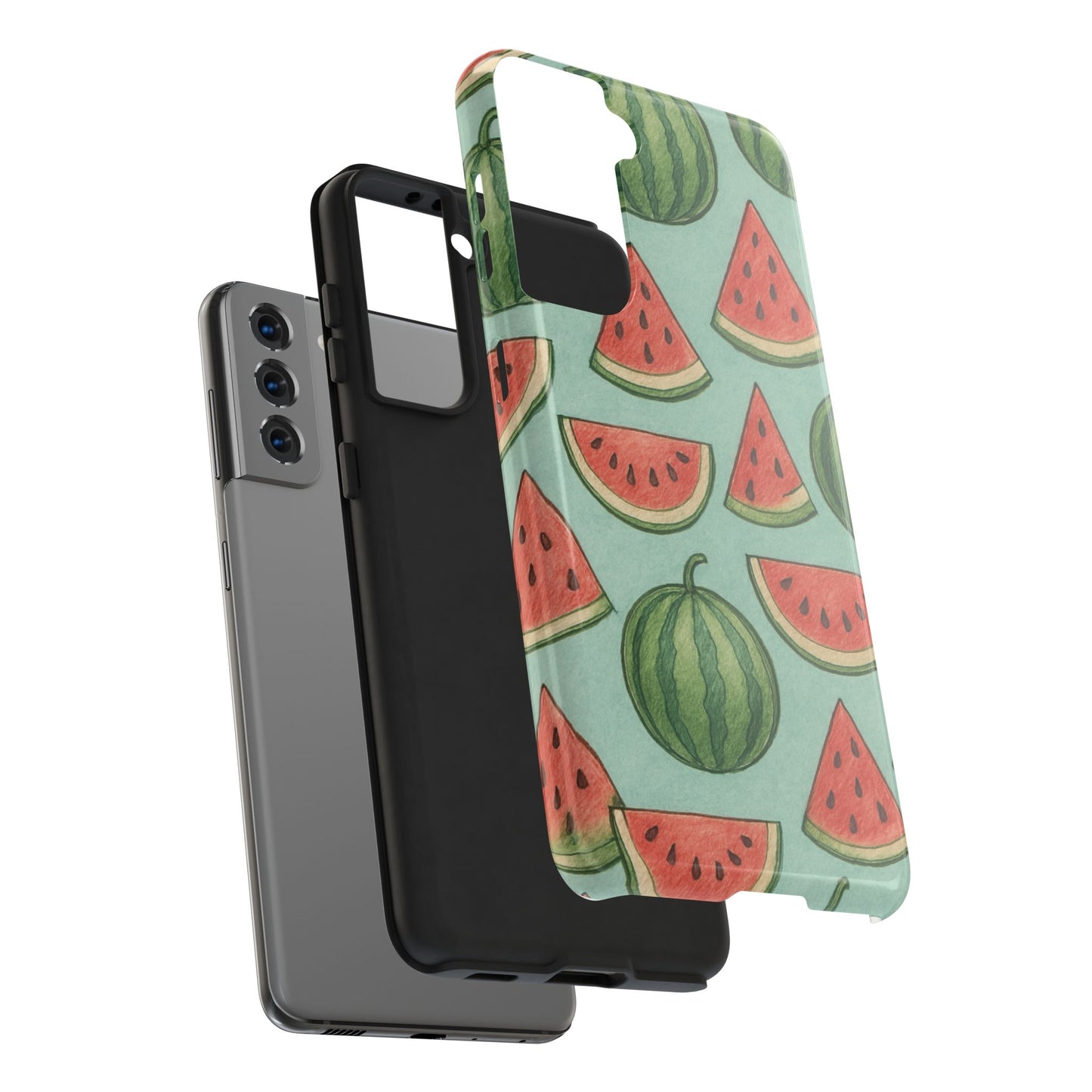 Fun Watermelon Phone Cases, Summer Phone Cover, Cute Fruit Case, Unique Cell Phone Accessory, Gift for Her, Phone Protection