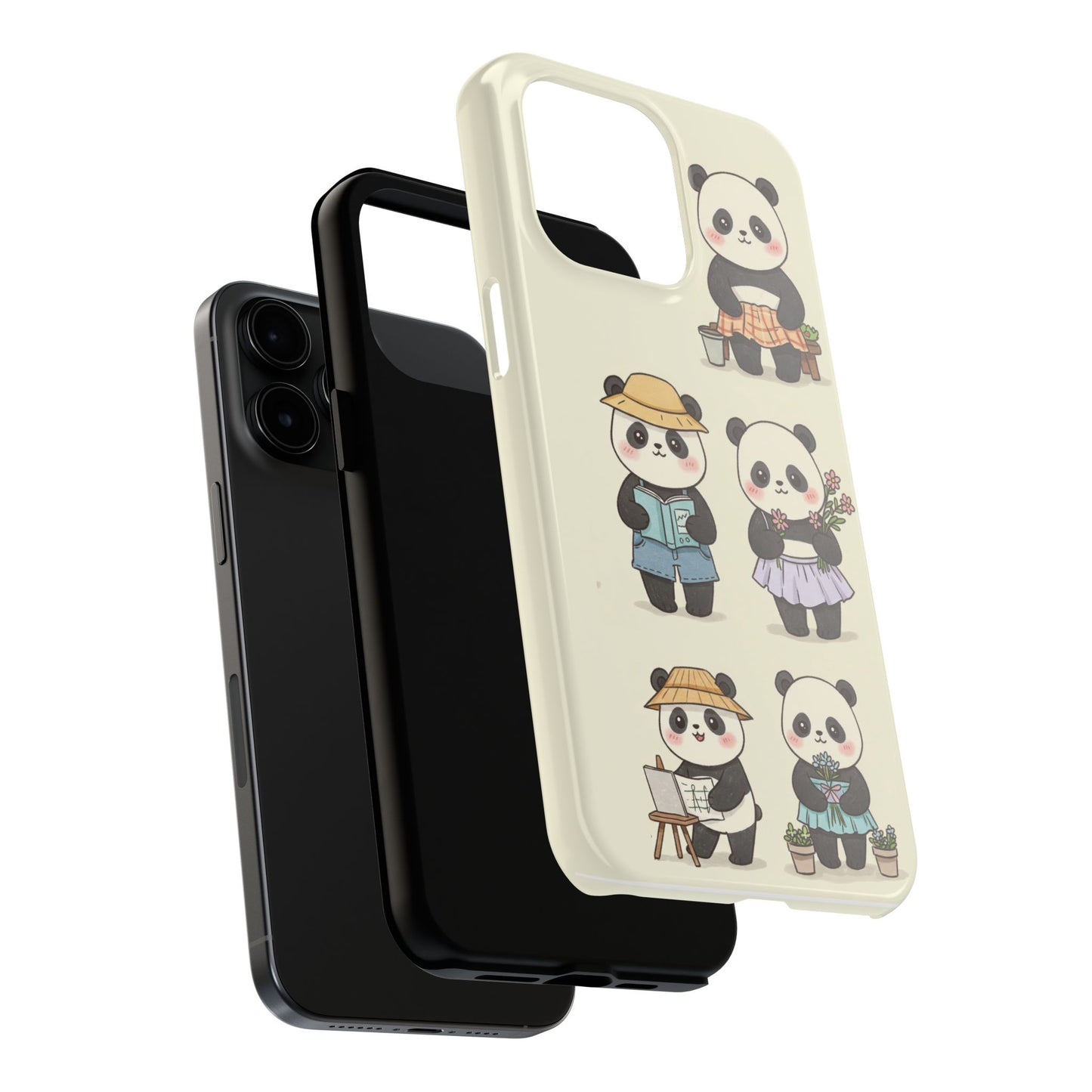 Cute Panda Tough Phone Cases | Stylish Phone Cover, Gifts for Animal Lovers, Kids Accessories, Cute Phone Protector, Fun Design