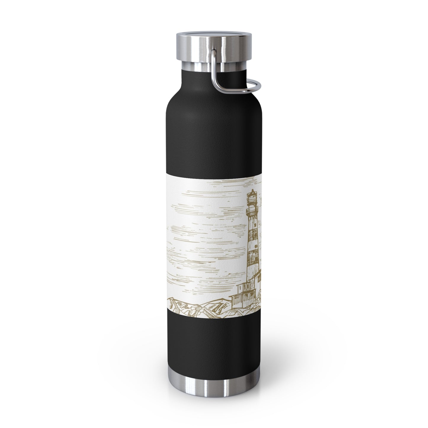 Lighthouse Insulated Water Bottle - 22oz Copper Vacuum Flask