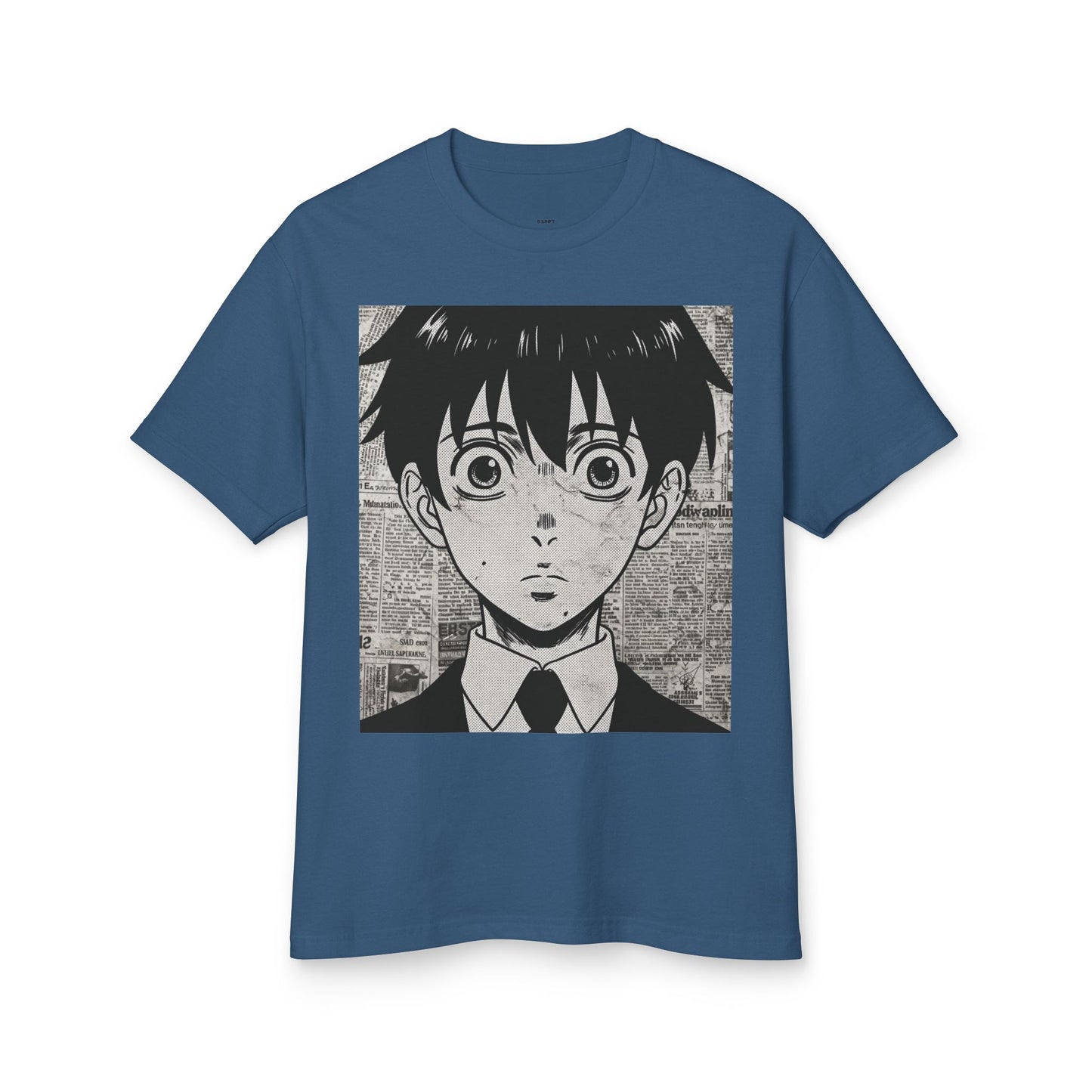 Anime Inspired Heavyweight Cotton Tee | Casual Streetwear, Gift for Fans, Graphic Tee, Comfortable Everyday Wear, Unique Style