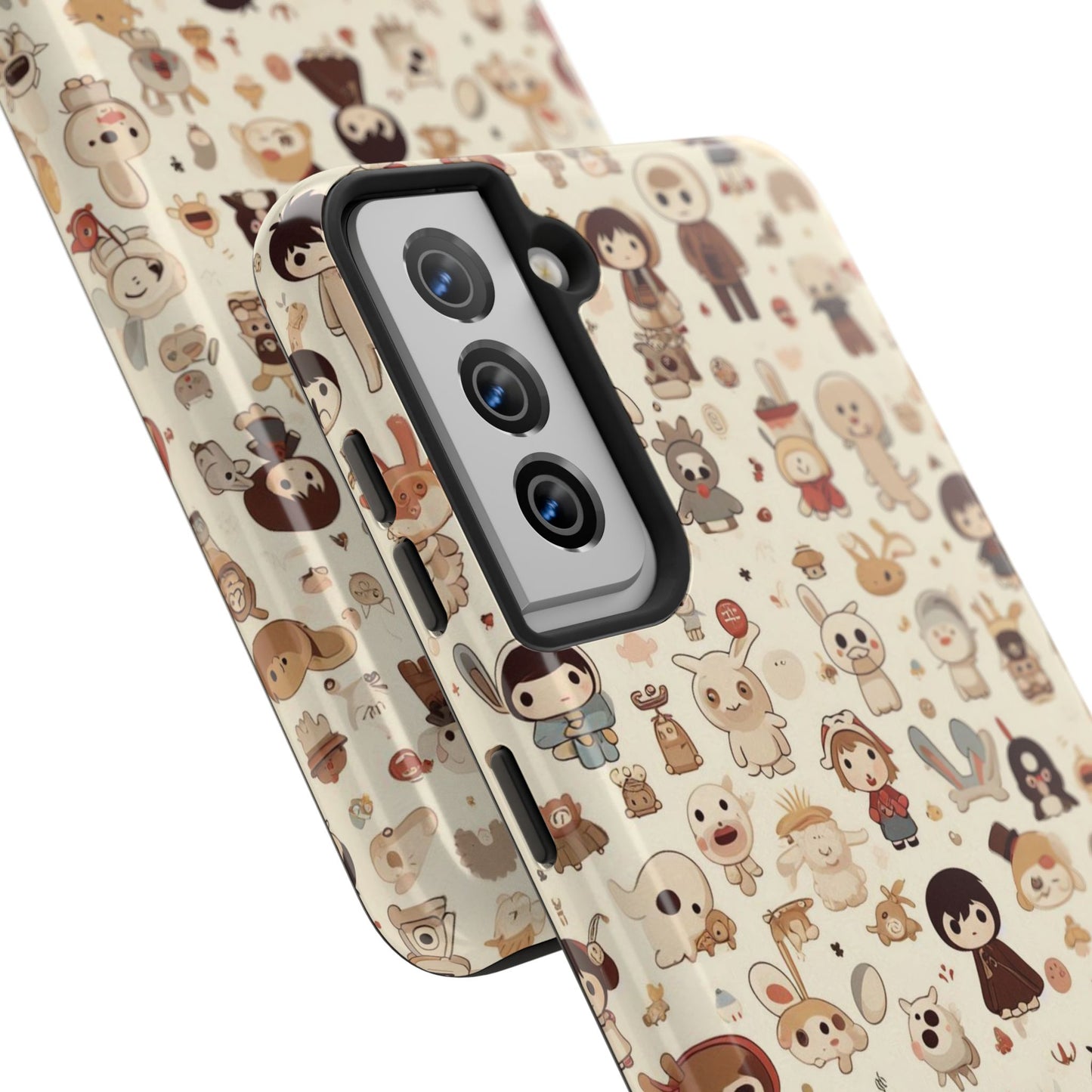Cute Character Phone Case, Durable Phone Cover, Kawaii Phone Cases, Unique Phone Accessories, Gift for Kids and Teens
