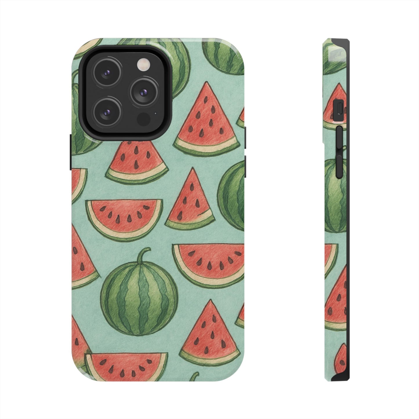 Fun Watermelon Phone Cases, Summer Phone Cover, Cute Fruit Case, Unique Cell Phone Accessory, Gift for Her, Phone Protection
