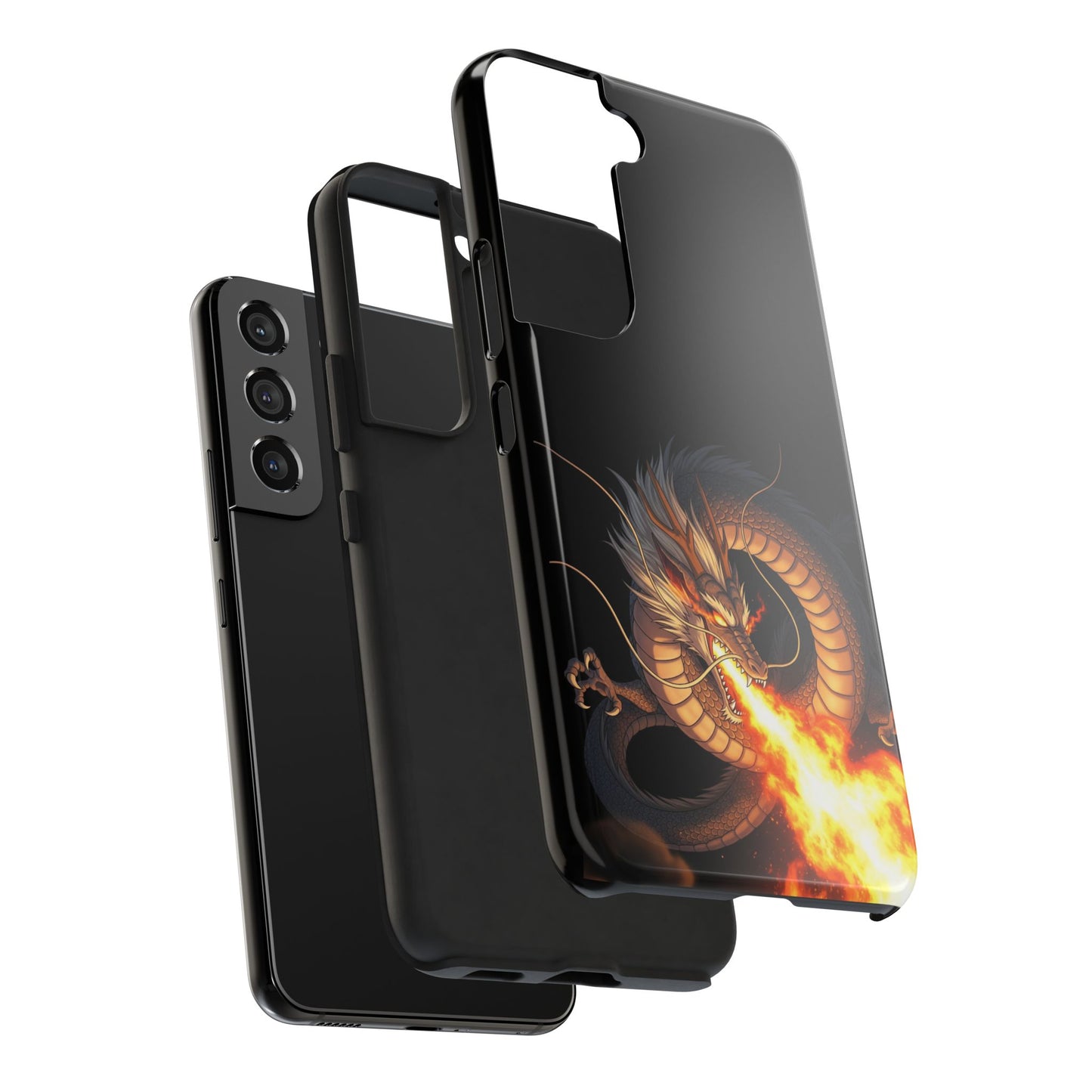 Dragon Fire Phone Case | Tough & Stylish, Perfect for Gamers, Gift for Tech Lovers, Protective Accessory, Adjustable Fit