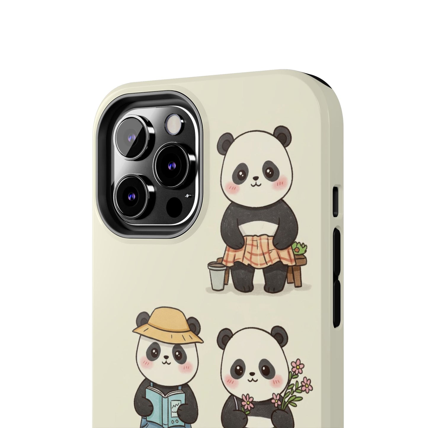 Cute Panda Tough Phone Cases | Stylish Phone Cover, Gifts for Animal Lovers, Kids Accessories, Cute Phone Protector, Fun Design