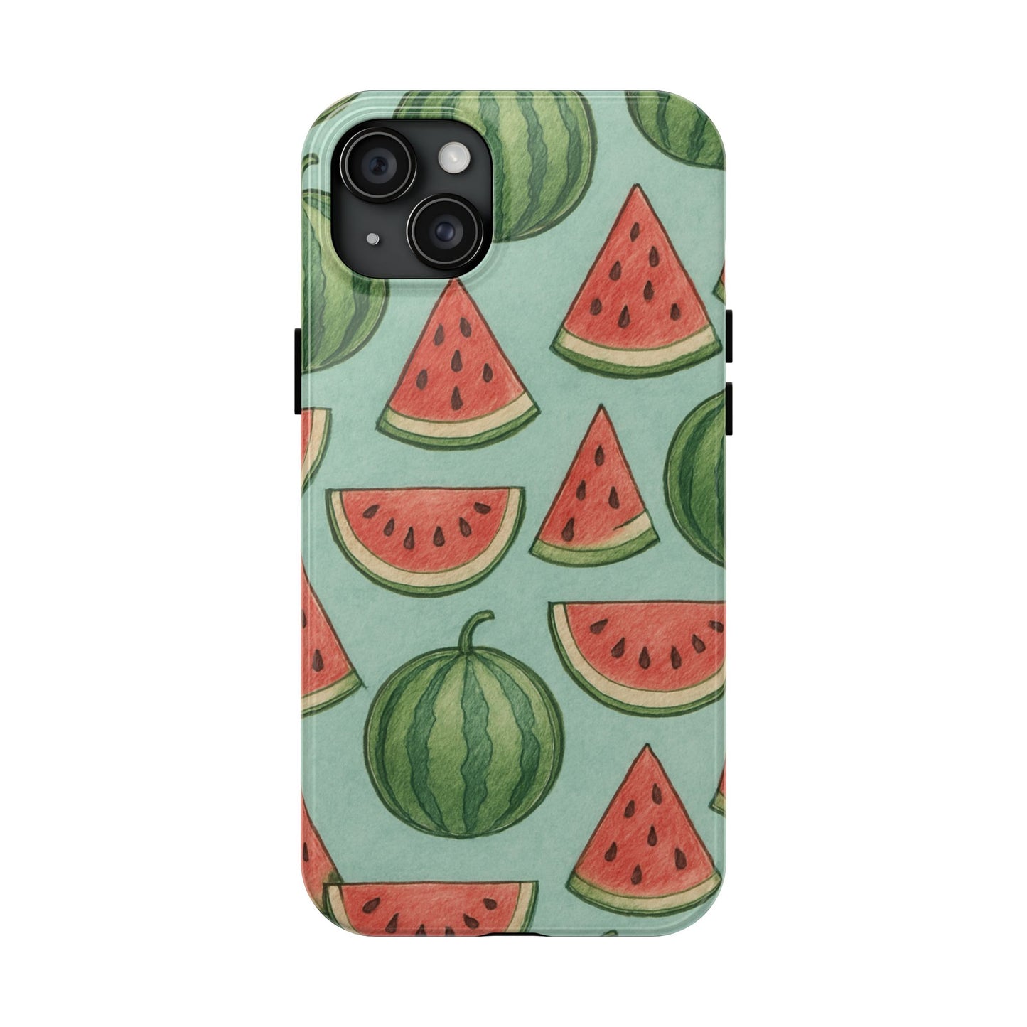 Fun Watermelon Phone Cases, Summer Phone Cover, Cute Fruit Case, Unique Cell Phone Accessory, Gift for Her, Phone Protection