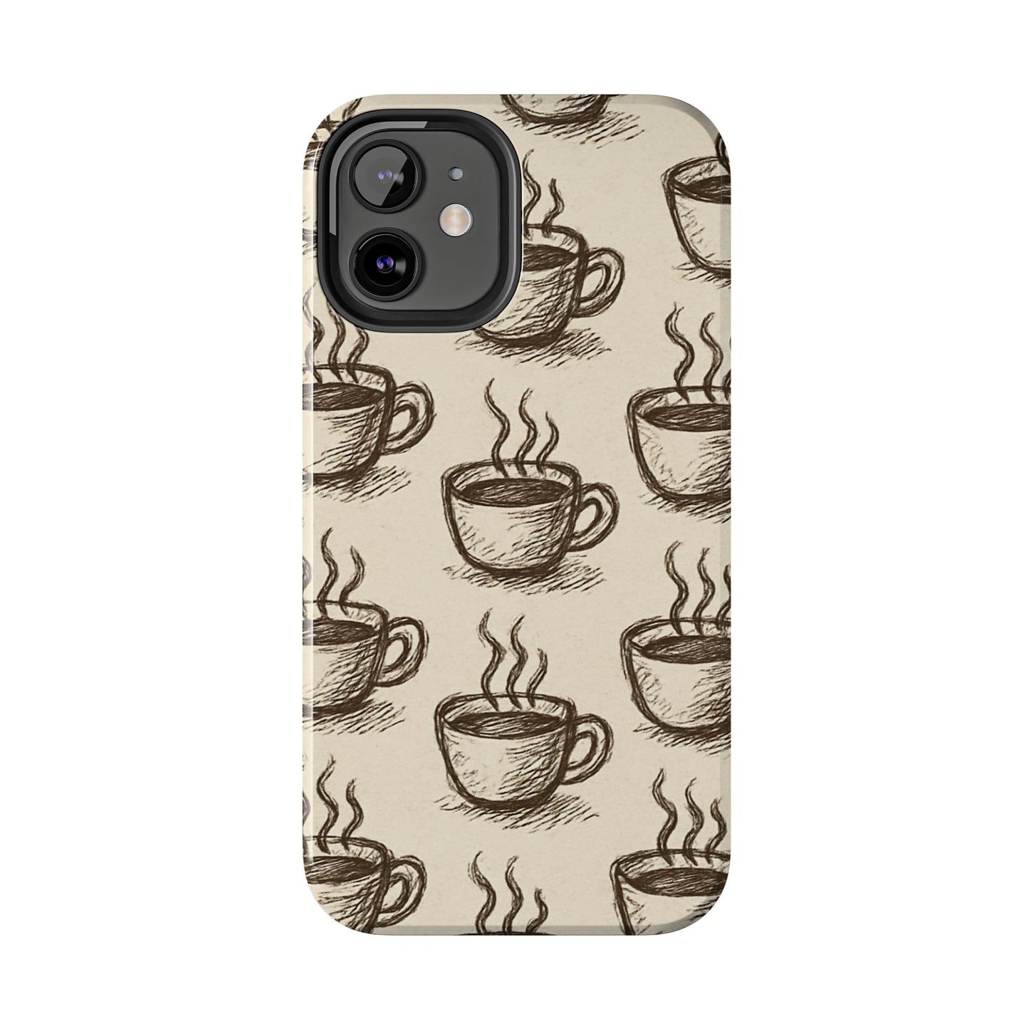 Elegant Coffee Cup Phone Cases - Stylish Tough Cases for Coffee Lovers, Gift for Tea Enthusiasts, Unique Phone Accessory