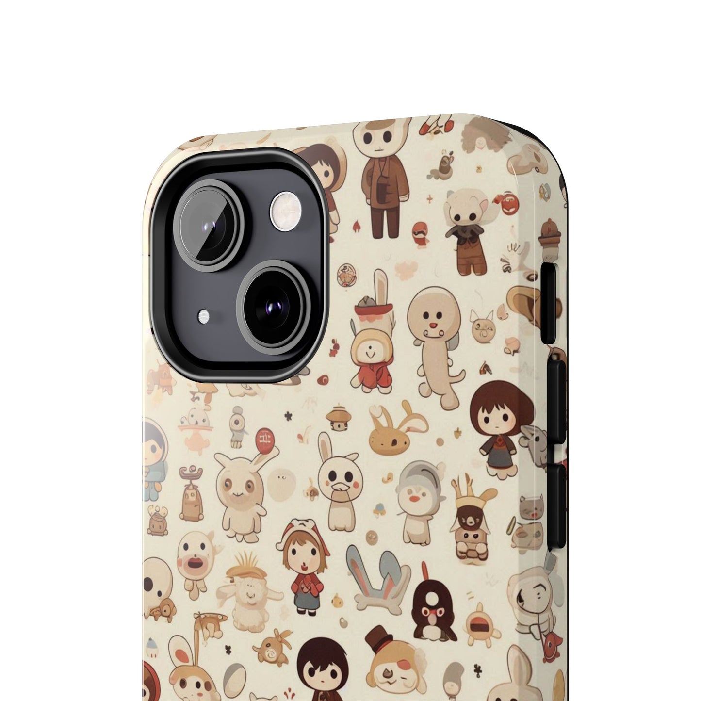 Cute Character Phone Case, Durable Phone Cover, Kawaii Phone Cases, Unique Phone Accessories, Gift for Kids and Teens