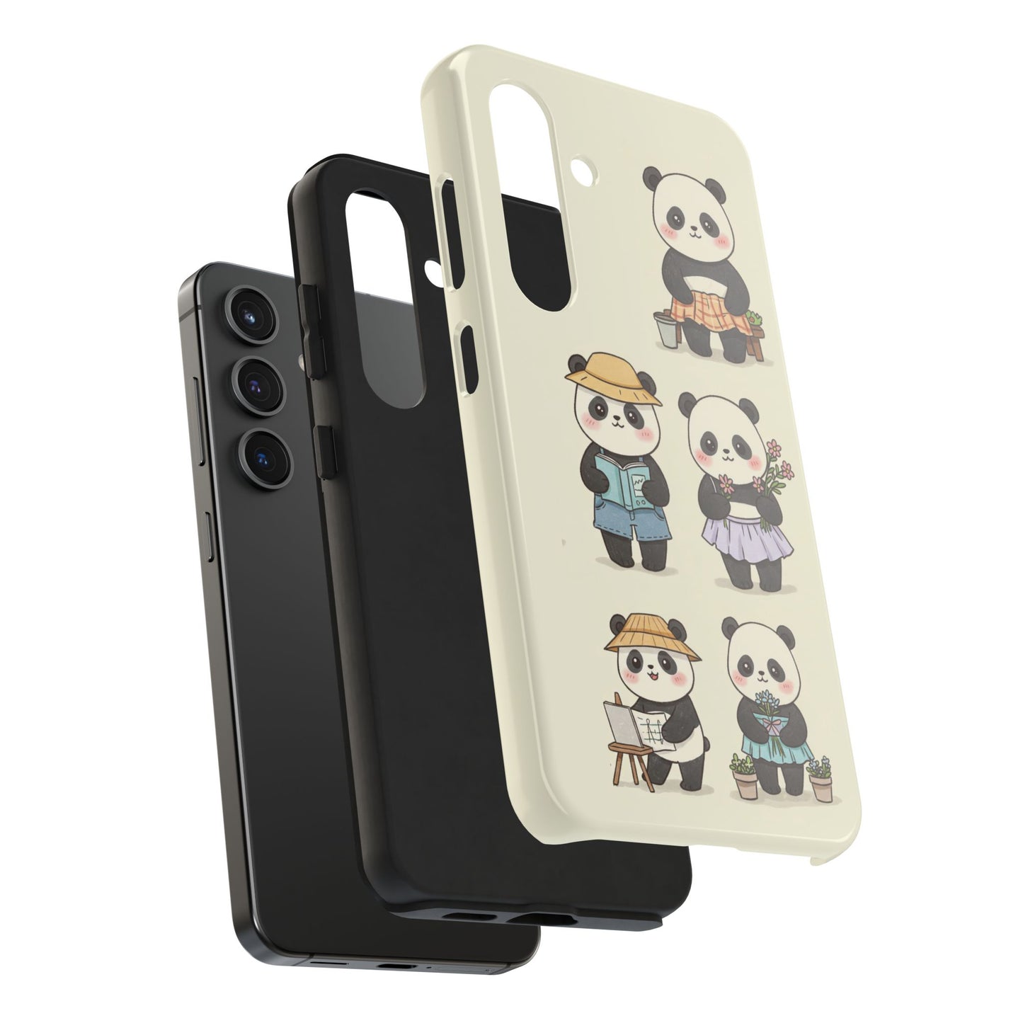 Cute Panda Tough Phone Cases | Stylish Phone Cover, Gifts for Animal Lovers, Kids Accessories, Cute Phone Protector, Fun Design