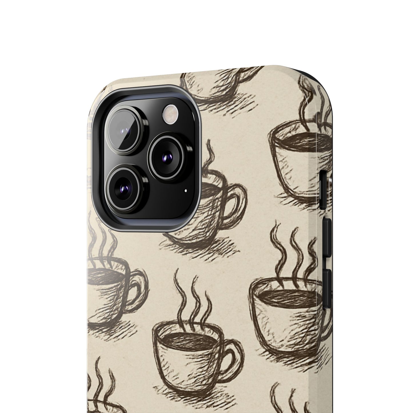 Elegant Coffee Cup Phone Cases - Stylish Tough Cases for Coffee Lovers, Gift for Tea Enthusiasts, Unique Phone Accessory