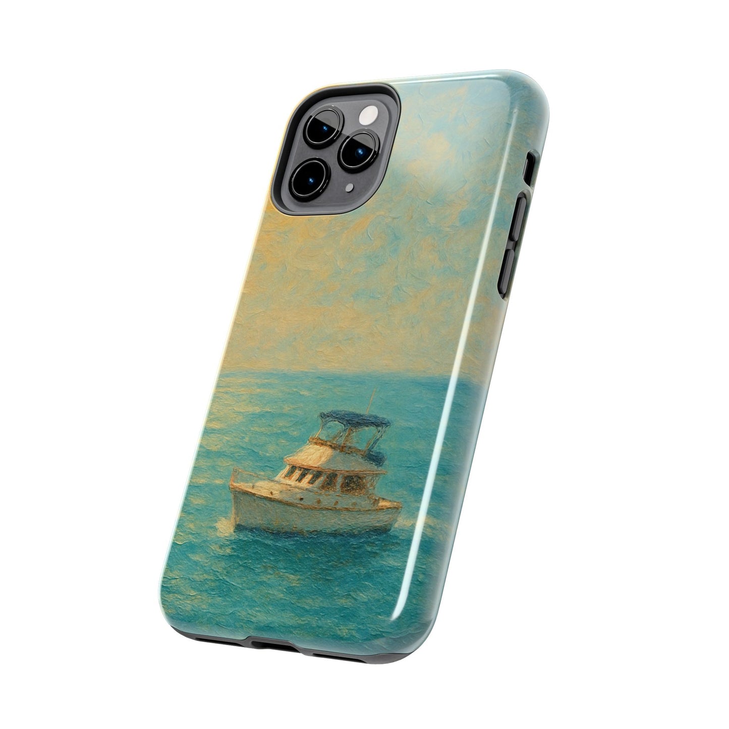 Scenic Ocean Phone Case, Nautical Tough Cases, Beach Lover Gift, Sailboat Decor, Coastal Home Accessories