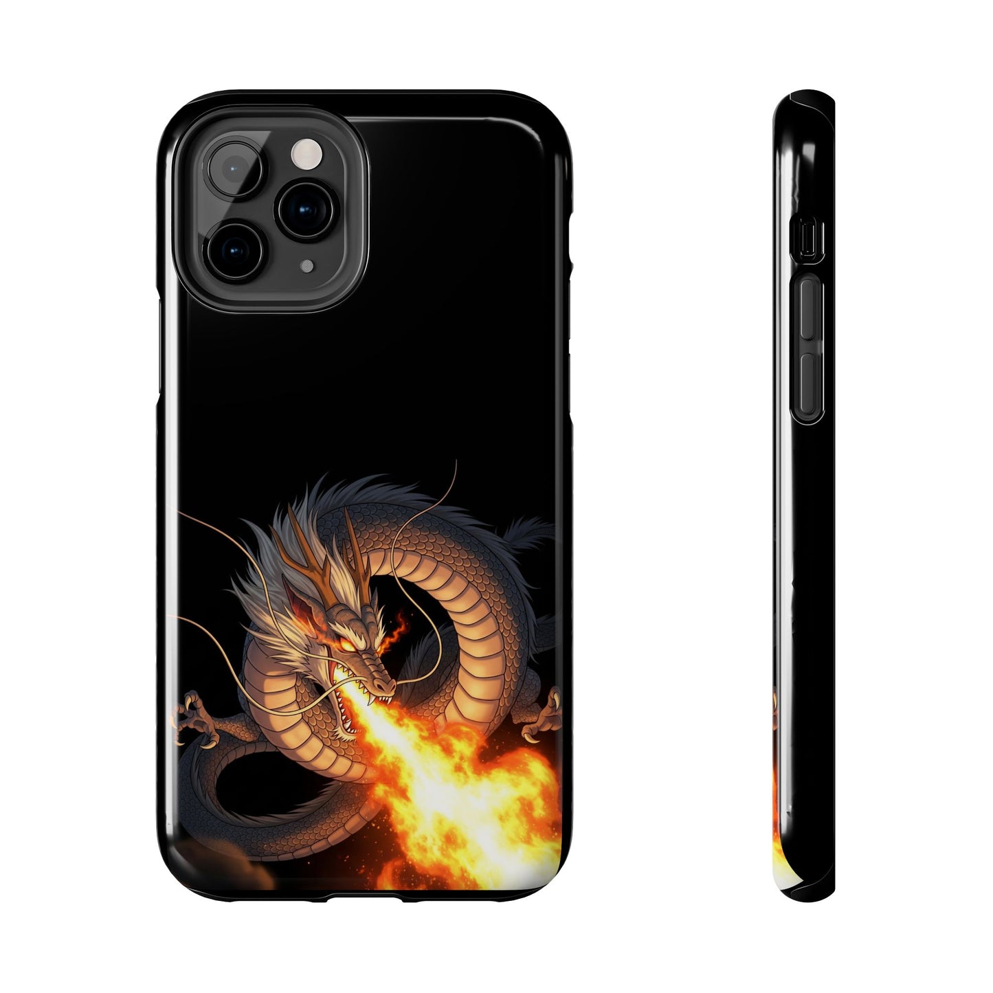 Dragon Fire Phone Case | Tough & Stylish, Perfect for Gamers, Gift for Tech Lovers, Protective Accessory, Adjustable Fit