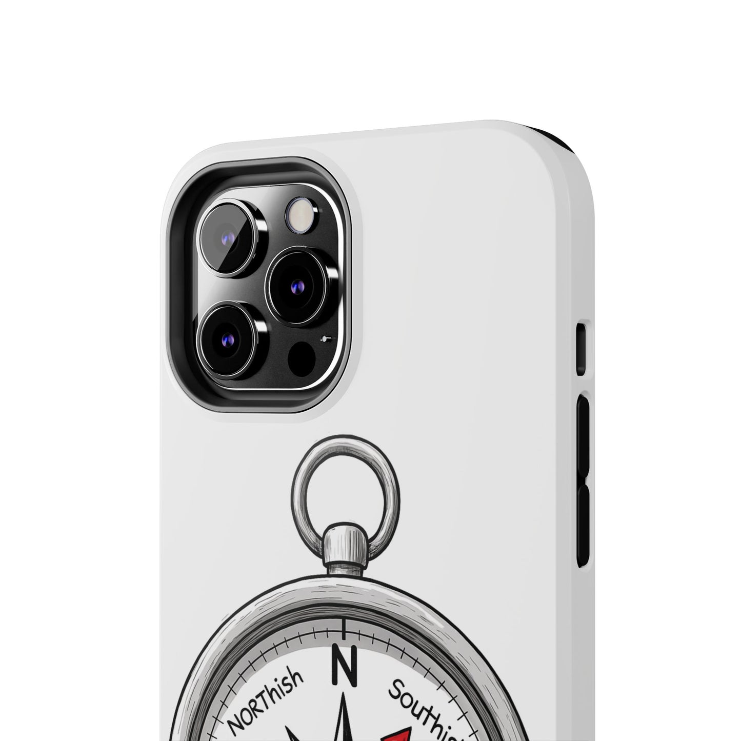 Compass Phone Case | Adventure Ready Tough Case, Gifts for Travelers, Unique Phone Accessories, Birthday Present, Personalized Design