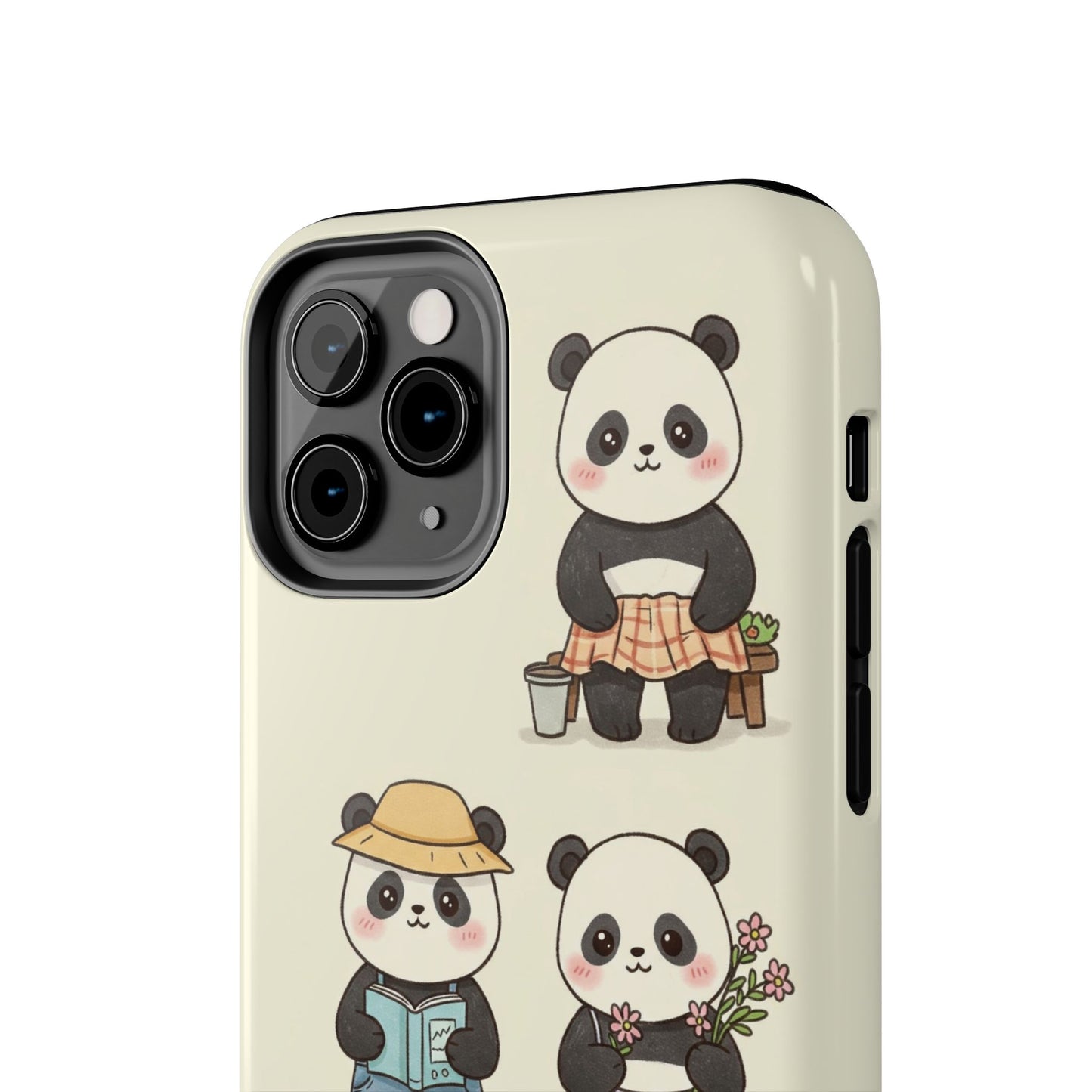 Cute Panda Tough Phone Cases | Stylish Phone Cover, Gifts for Animal Lovers, Kids Accessories, Cute Phone Protector, Fun Design
