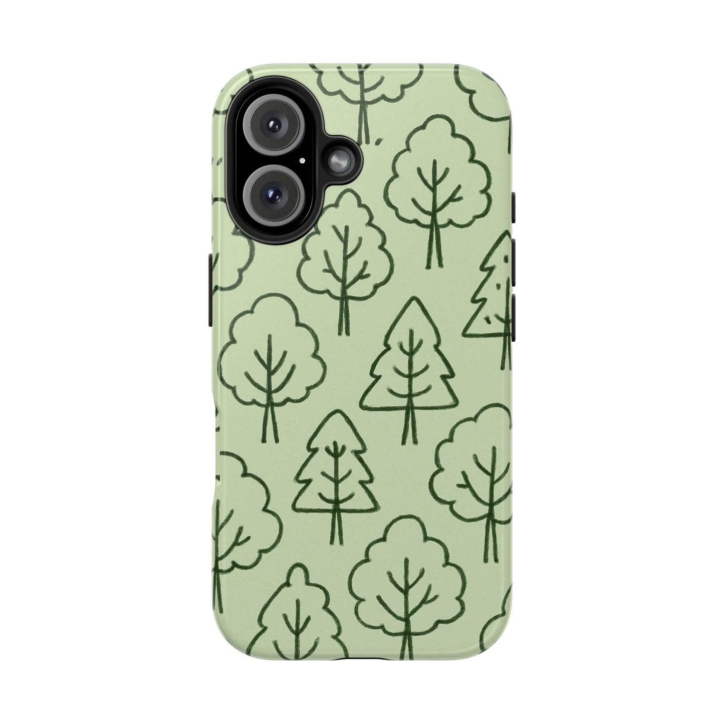 Nature-Inspired Tough Phone Cases | Forest Pattern, Eco-Friendly Design, Gift for Nature Lovers, Outdoor Enthusiasts, Phone Protection