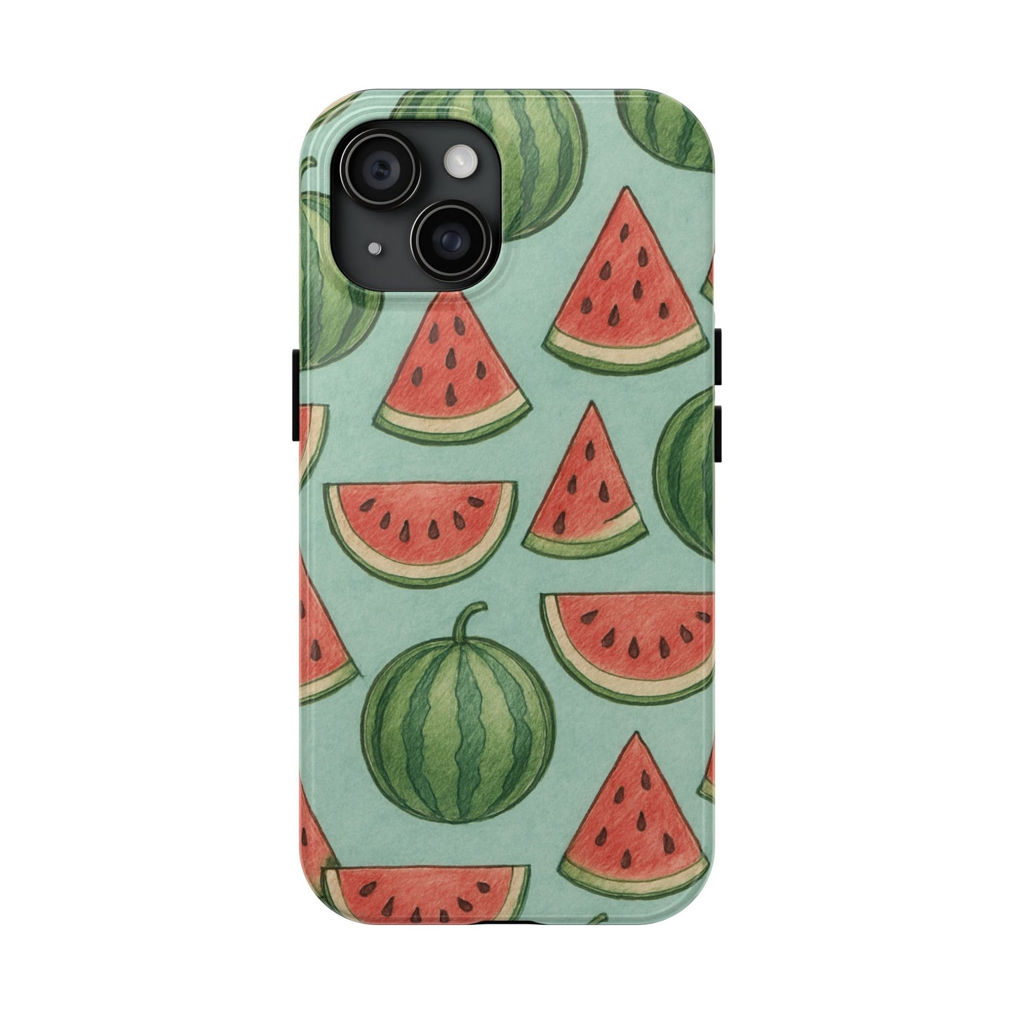 Fun Watermelon Phone Cases, Summer Phone Cover, Cute Fruit Case, Unique Cell Phone Accessory, Gift for Her, Phone Protection