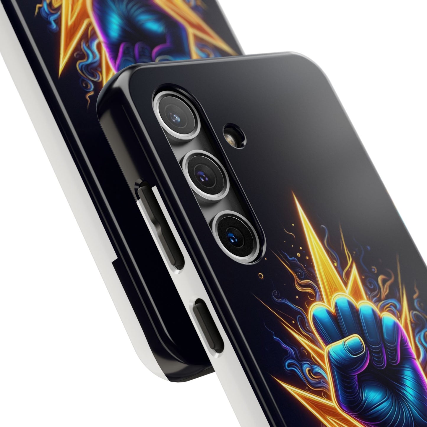 Vibrant Tough Phone Case, Unique Phone Protector, Gift for Him, Colorful Smartphone Cover, Inspirational Design