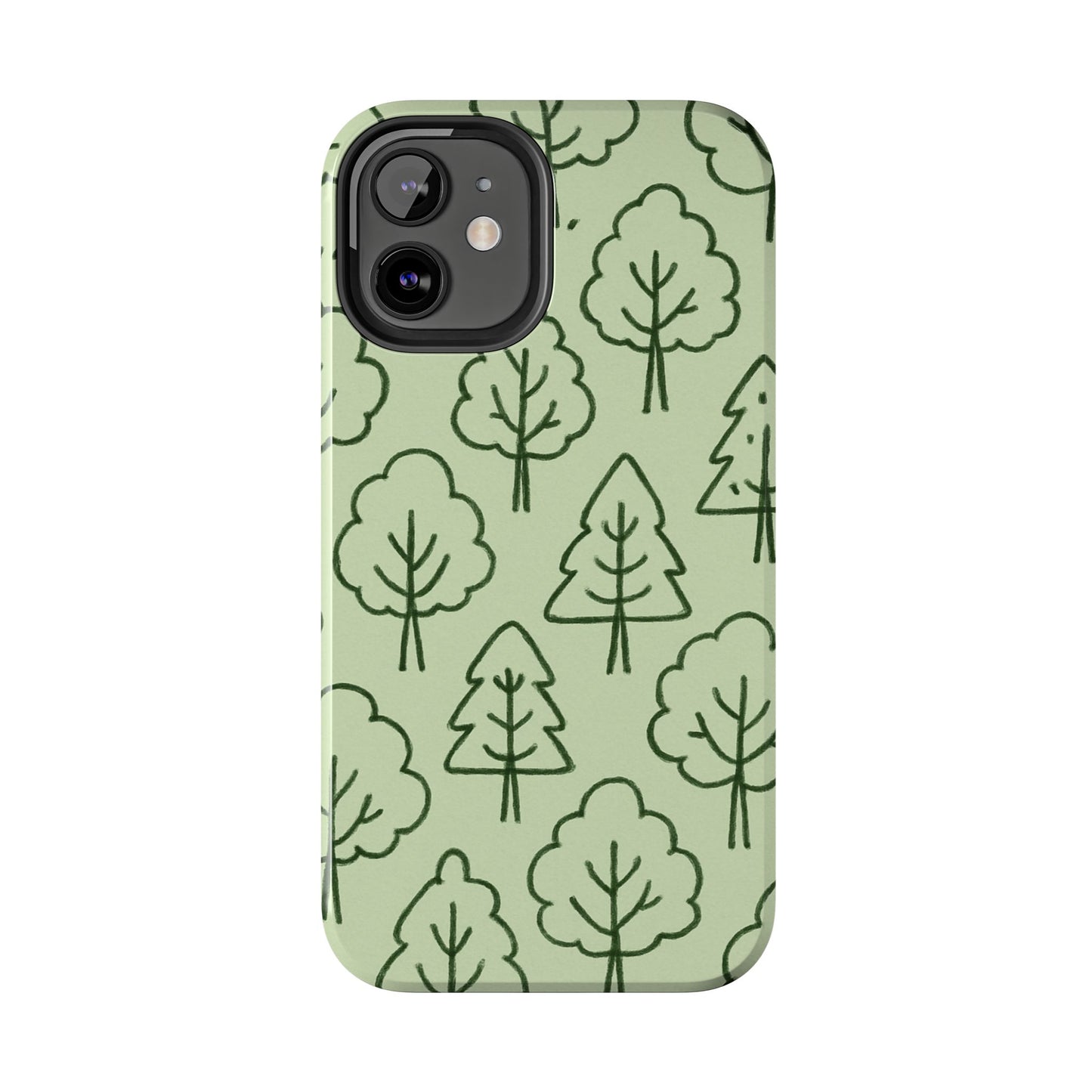 Nature-Inspired Tough Phone Cases | Forest Pattern, Eco-Friendly Design, Gift for Nature Lovers, Outdoor Enthusiasts, Phone Protection