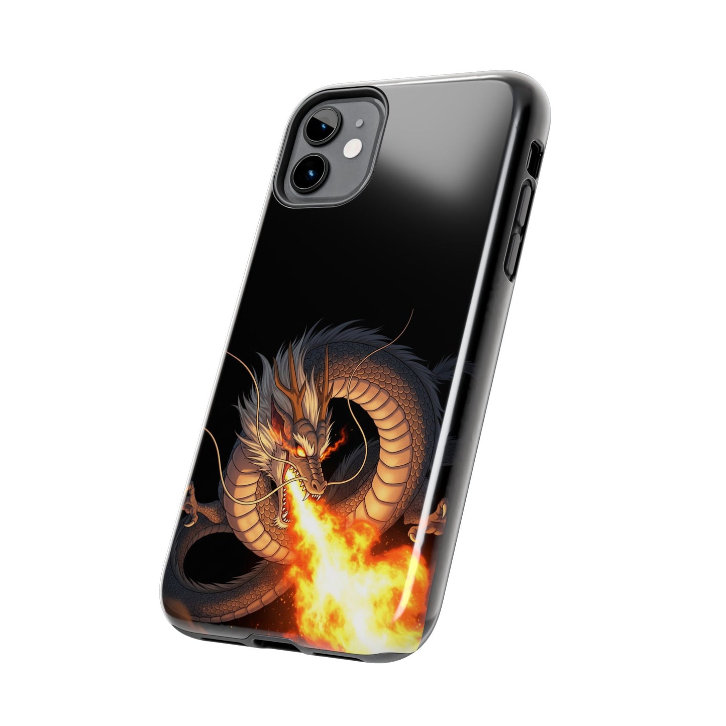 Dragon Fire Phone Case | Tough & Stylish, Perfect for Gamers, Gift for Tech Lovers, Protective Accessory, Adjustable Fit