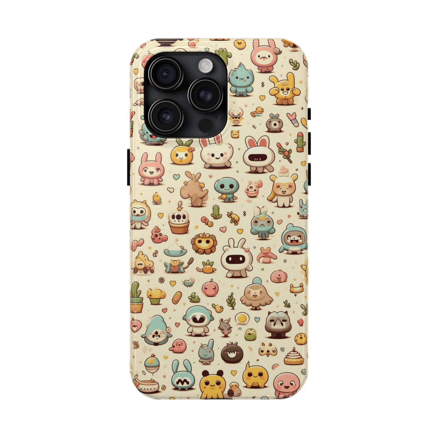 Cute Cartoon Phone Cases - Kawaii Design for Kids, Fun Gift for Birthdays, Durable Protection, Unique Colors, Everyday Use