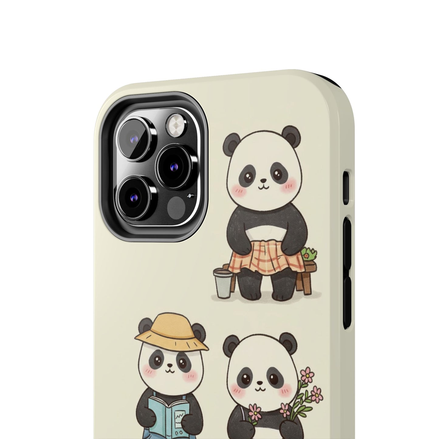 Cute Panda Tough Phone Cases | Stylish Phone Cover, Gifts for Animal Lovers, Kids Accessories, Cute Phone Protector, Fun Design