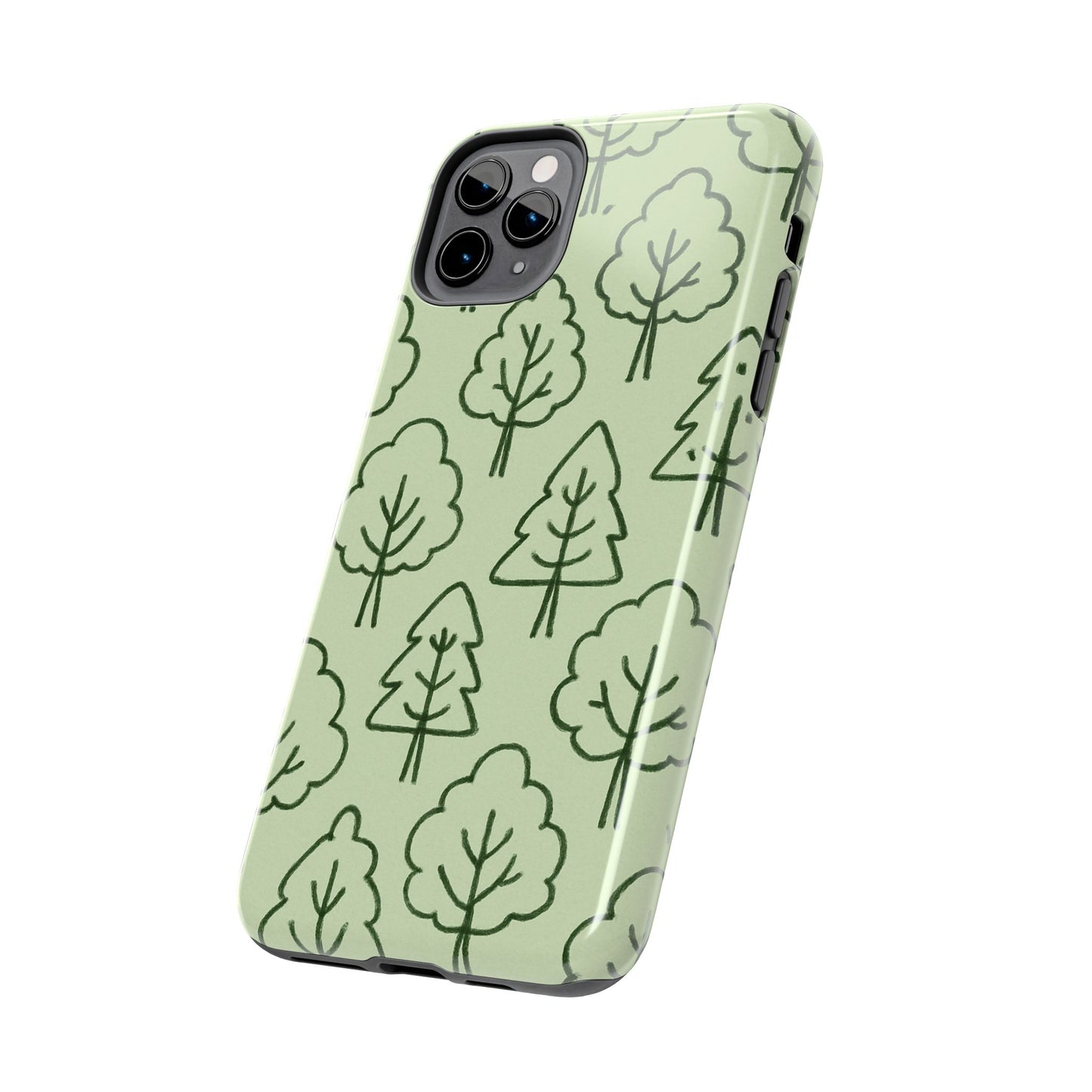 Nature-Inspired Tough Phone Cases | Forest Pattern, Eco-Friendly Design, Gift for Nature Lovers, Outdoor Enthusiasts, Phone Protection