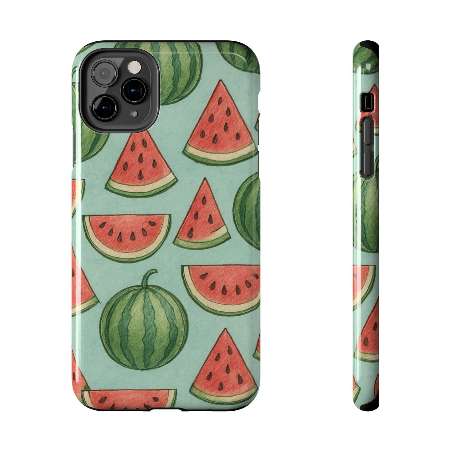 Fun Watermelon Phone Cases, Summer Phone Cover, Cute Fruit Case, Unique Cell Phone Accessory, Gift for Her, Phone Protection