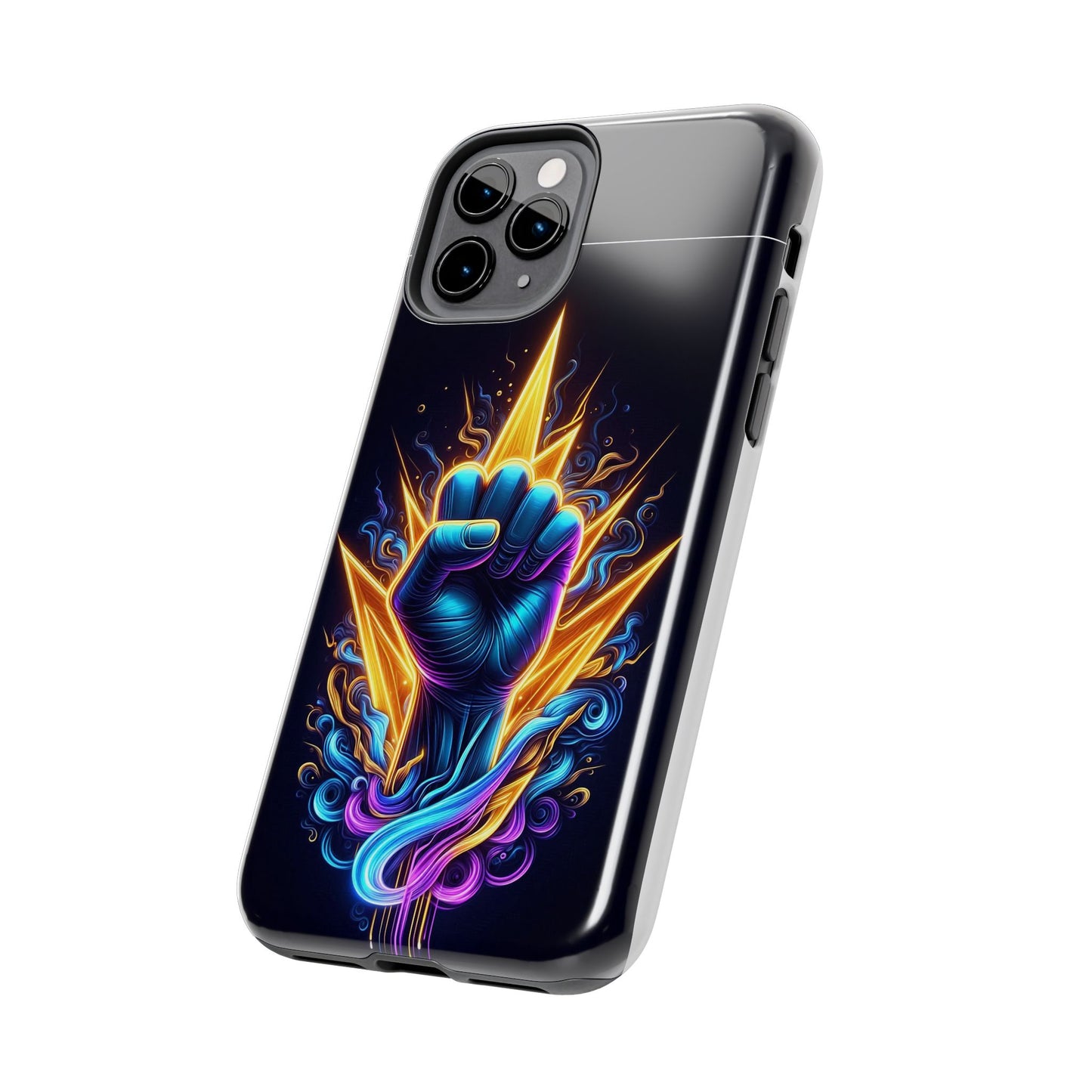 Vibrant Tough Phone Case, Unique Phone Protector, Gift for Him, Colorful Smartphone Cover, Inspirational Design